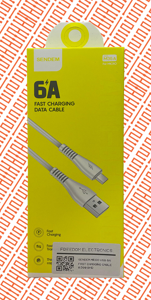 SENDEM MICRO USB 6A FAST CHARGING CABLE