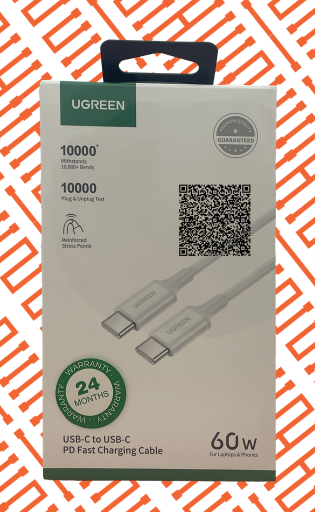 UGREEN PD TYPE-C TO C 60W CABLE 6957303865185