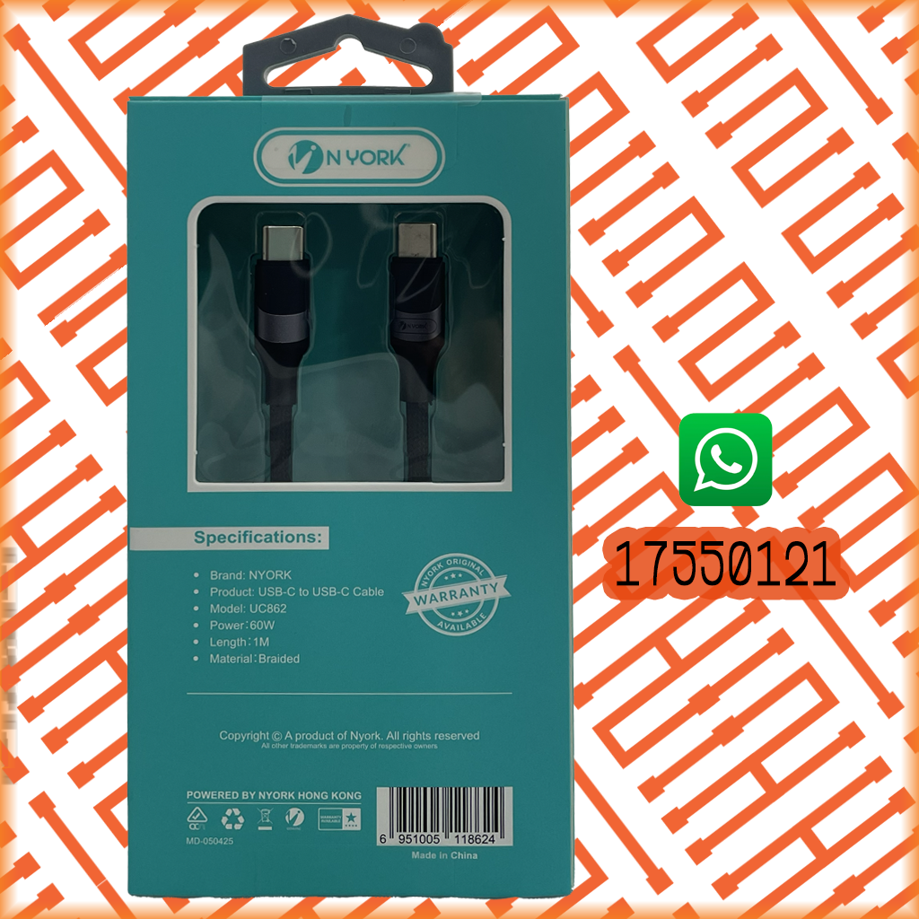 N YORK UC862 PD TYPE-C CABLE
