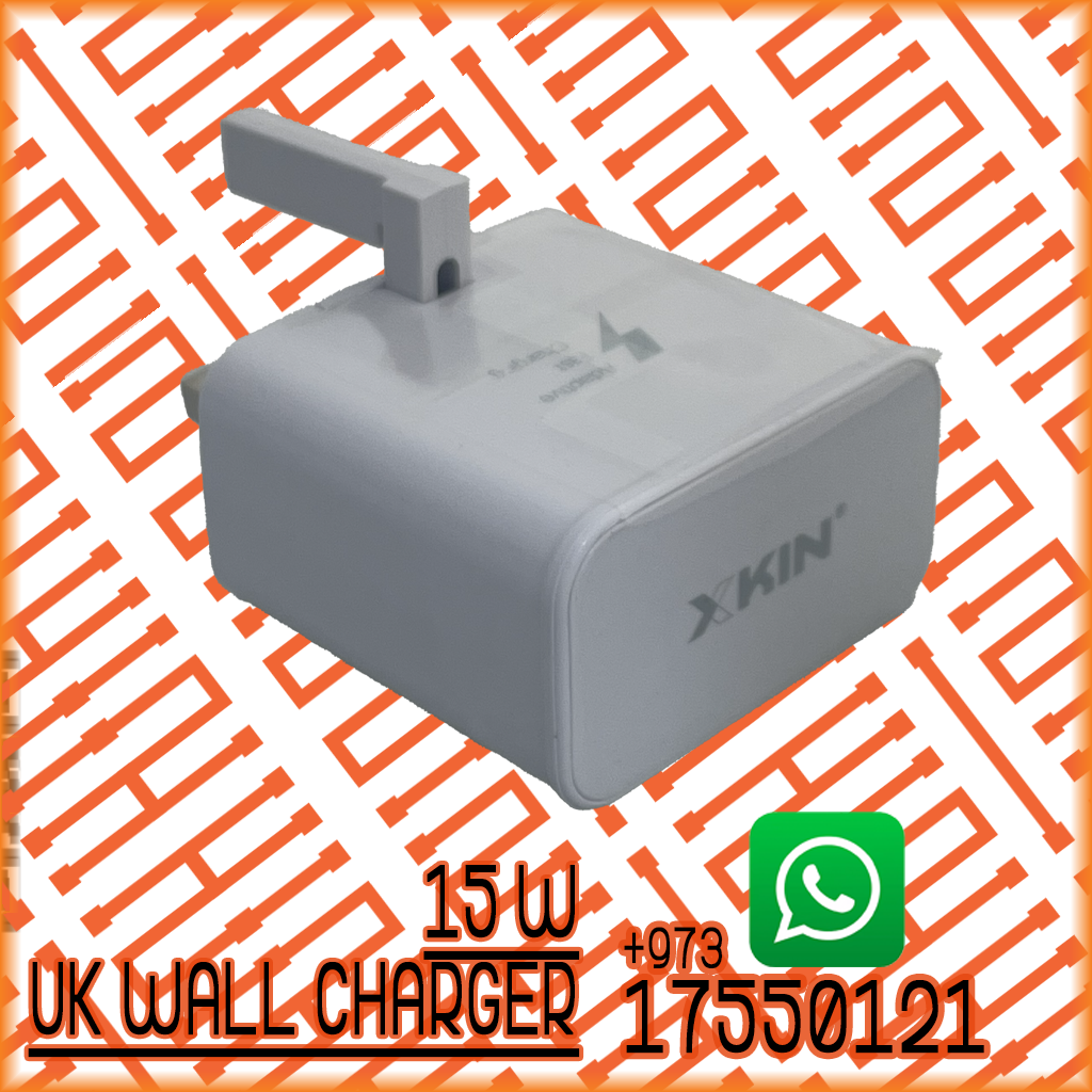 XKIN 15W USB-A UK WALL CHARGER