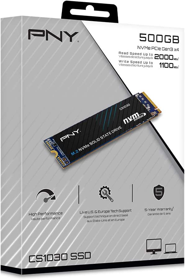 PNY 500GB CS1030 M.2 NVME SSD