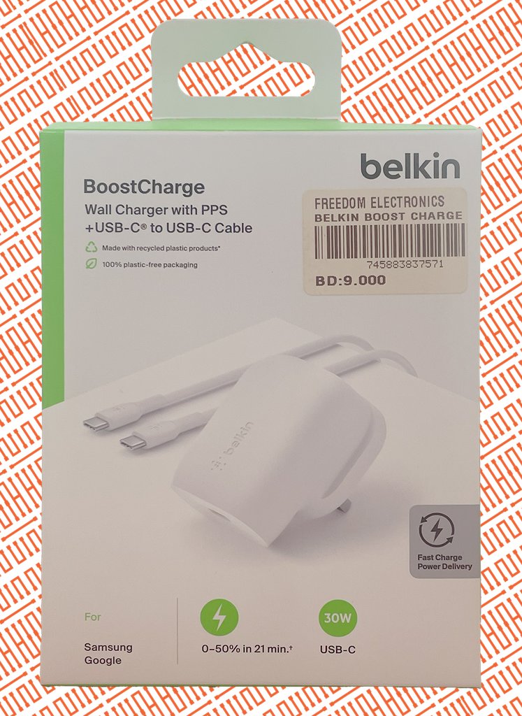 BELKIN BOOST CHARGE 30W TYPE-C PD