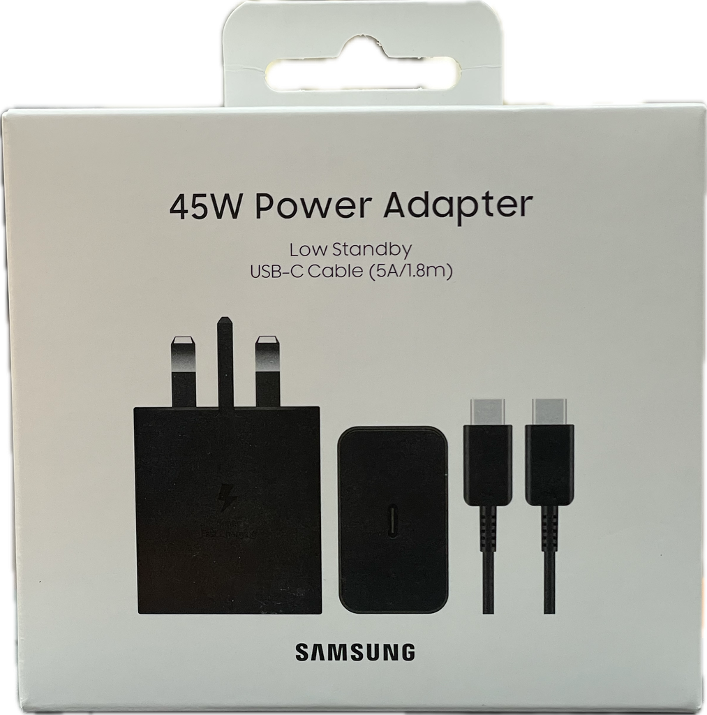 SAMSUNG 45W POWER ADAPTER LOW STANDBY USB-C CABLE (5A.1.8M)