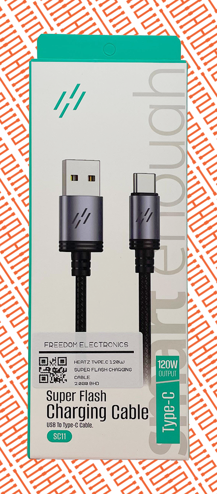 HEATZ TYPE-C 120W SUPER FLASH CHARGING CABLE