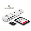 Robust 2-in-1 USB 3.0 2.0 Micro SD Card Reader High Speed Data Transmission up to 5Gbps Compatibility Multiple for PC Camera