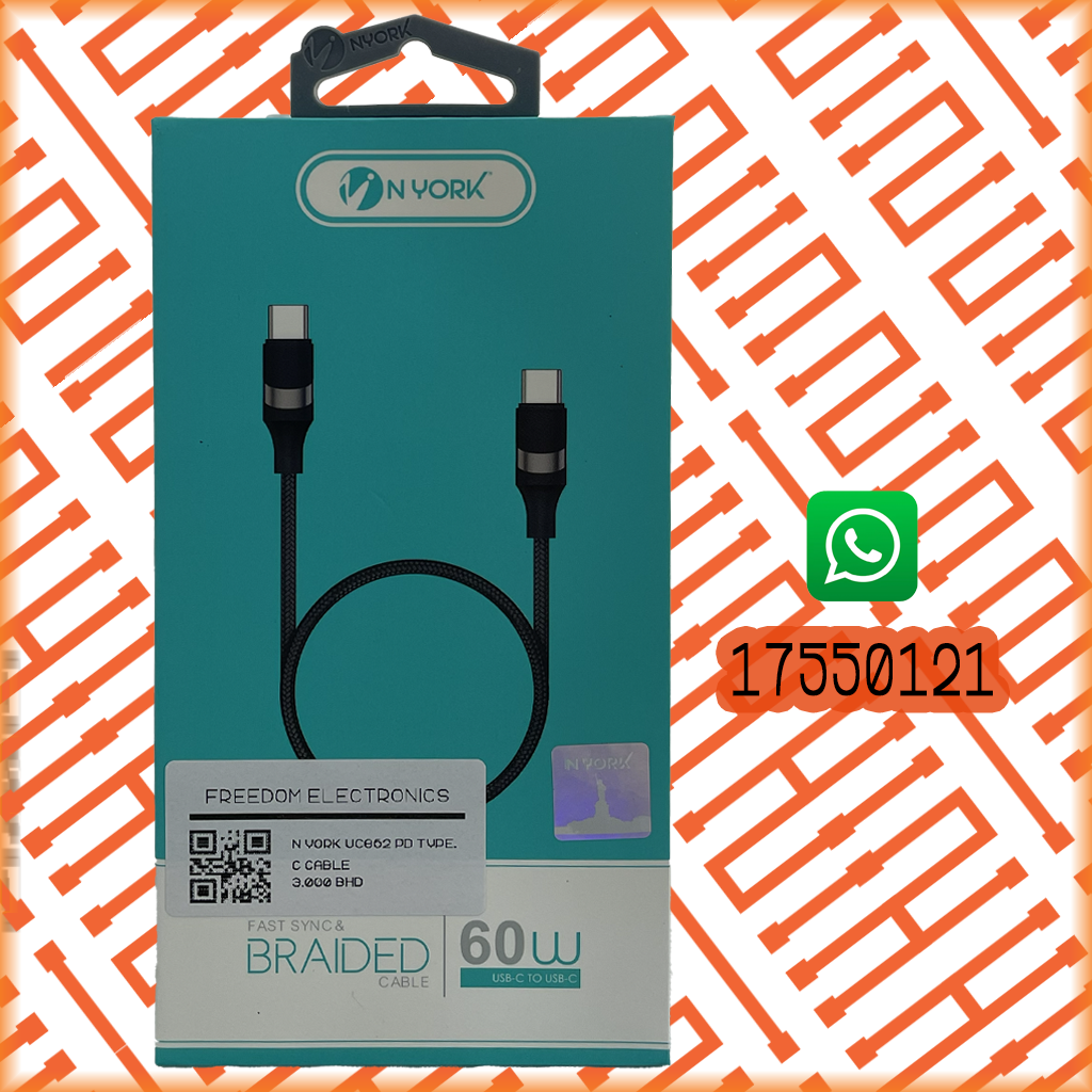 N YORK UC862 PD TYPE-C CABLE
