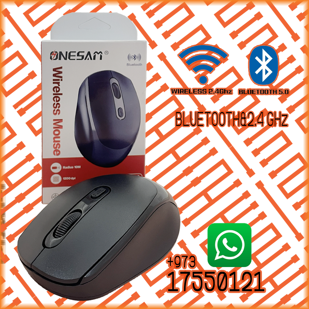 SNESAM OS-S05 DOUAL BLUETOOTH & 2.4G WIRELESS MOUSE