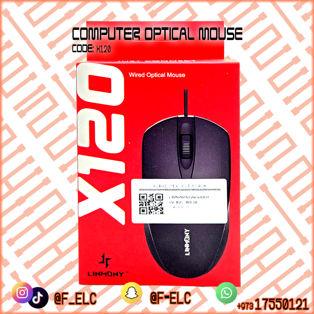 LINMONY X120 WIRED OPTICAL MOUSE