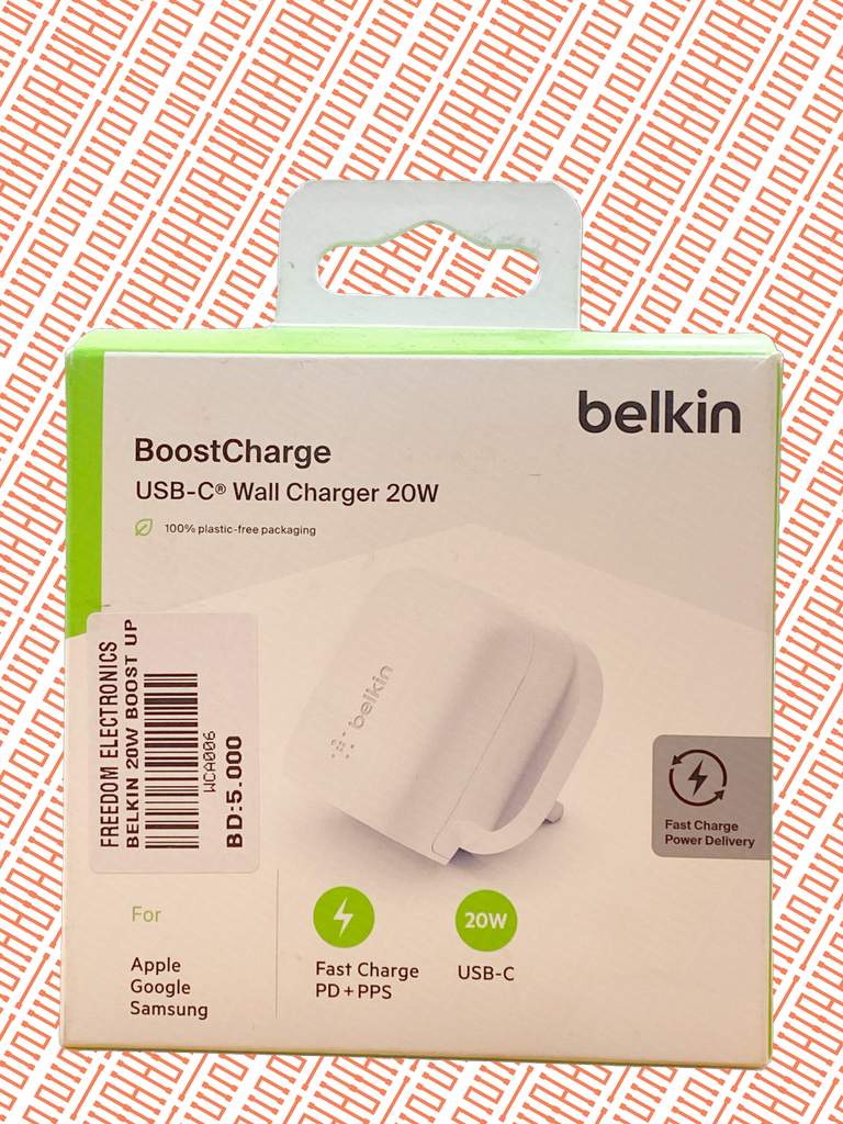 BELKIN 20W BOOST UP CHARGER ADAPTER TYPE-C