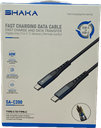 SHAKA C200PDC PD TYPE-C SYNC & CHARGING CABLE SA-C200PDC
