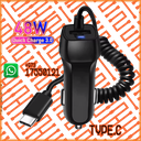3CC 48W CAR CHARGER WITH TYPE-C CABLE + USB-A 