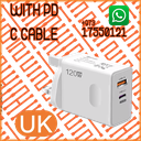 XIAOMI 120W UK WALL CHARGER WITH PD CABLE