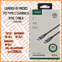 UGREEN - USB -C MALE TO MALE CHARGER & DATA CABLE 1.0M