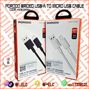 PORODO USB-A TO LIGHTNING CABLE 1.2M