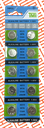TMI ×2 AG13 LR44 A76 BUTTON CELL COIN ALKALINE BATTERY 1.55V